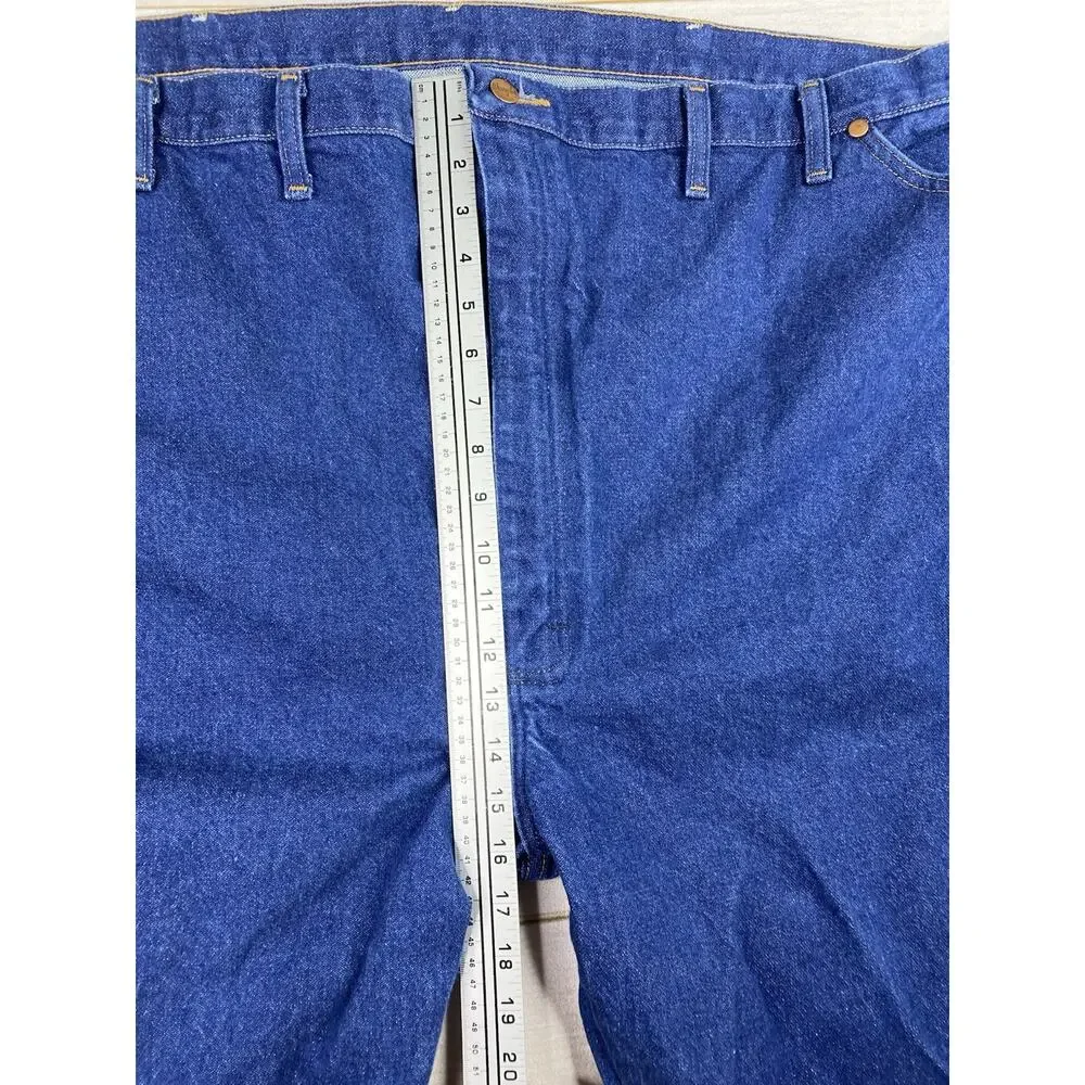 Wrangler 13mwzxs Jeans 54x32 Cowboy Cut Dark Wash Western Ranch Rodeo Work Y2K